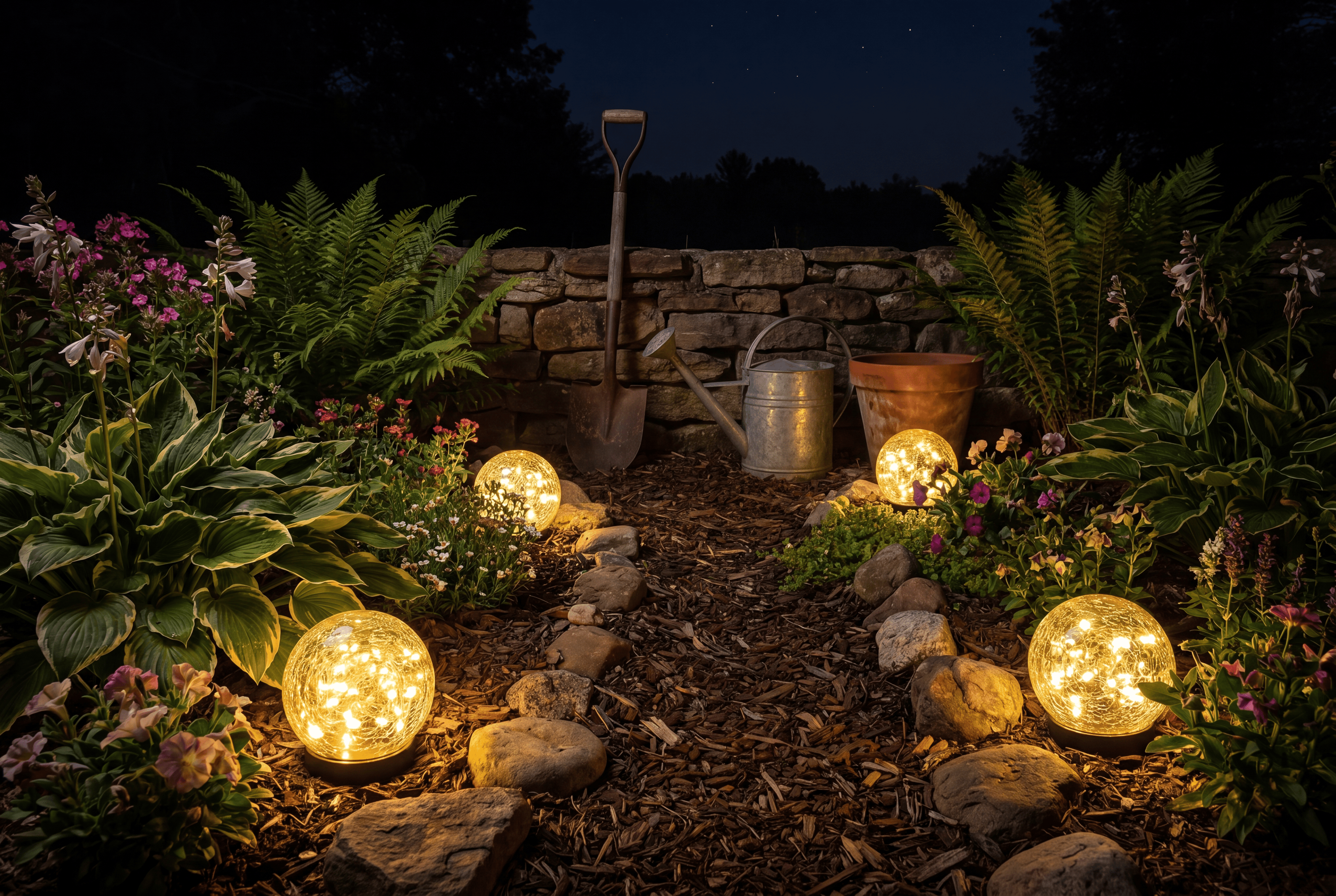 The Crackle | Solar Garden Orb