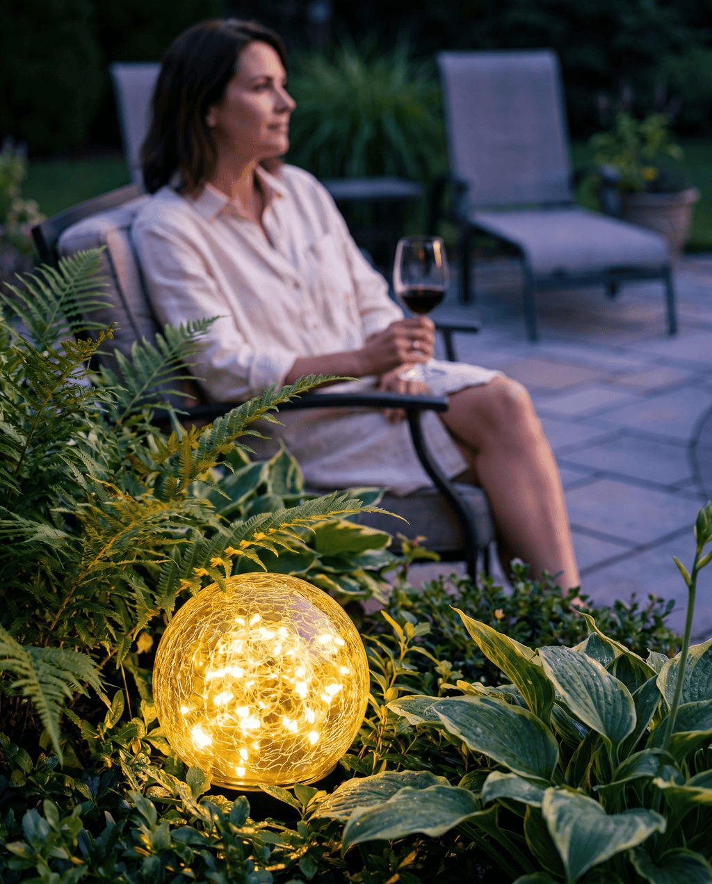 The Crackle | Solar Garden Orb