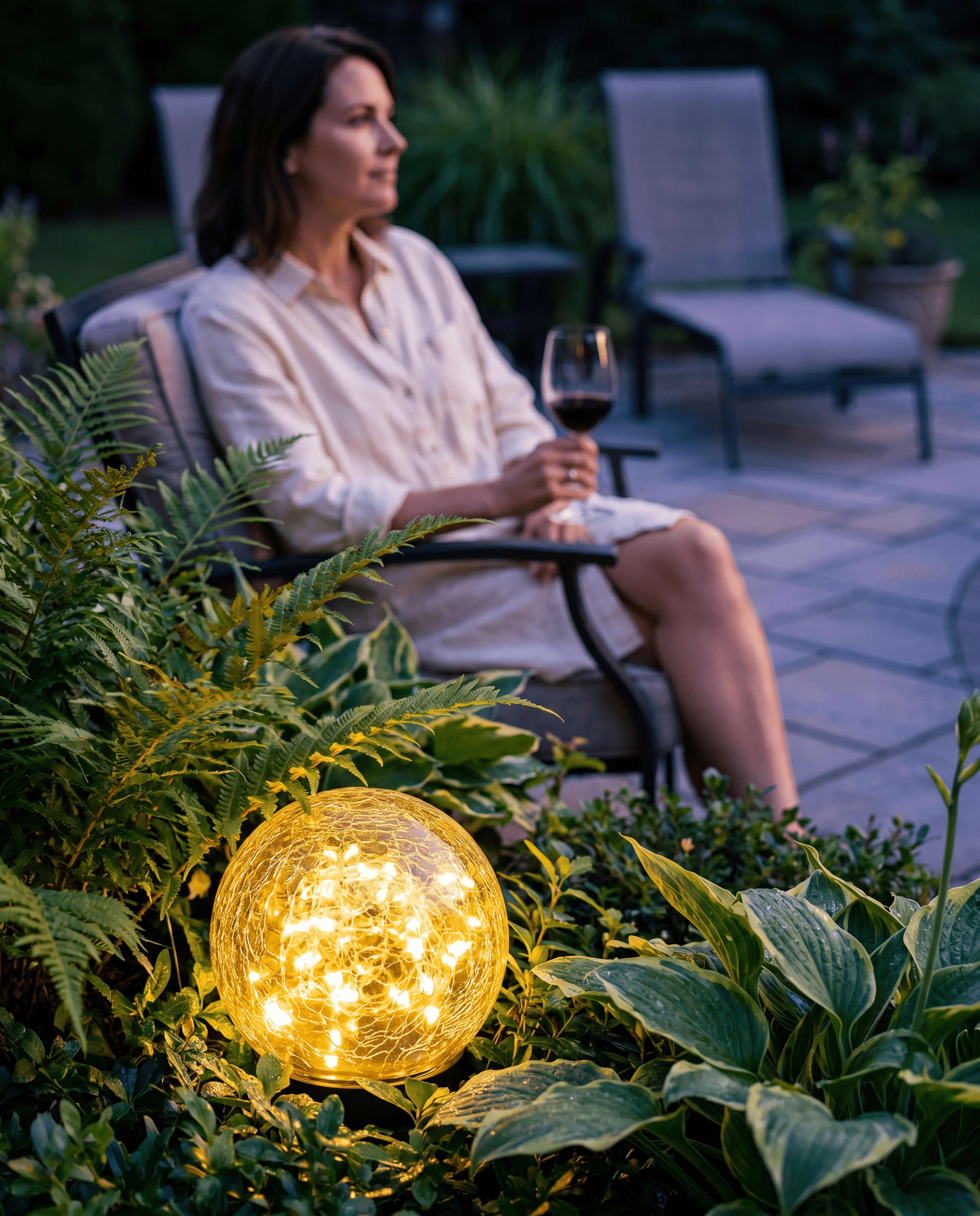 The Crackle | Solar Garden Orb