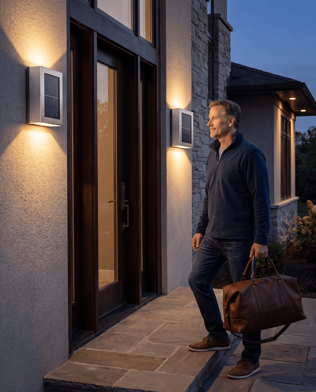 The Sconce | Modern Solar Wall Light