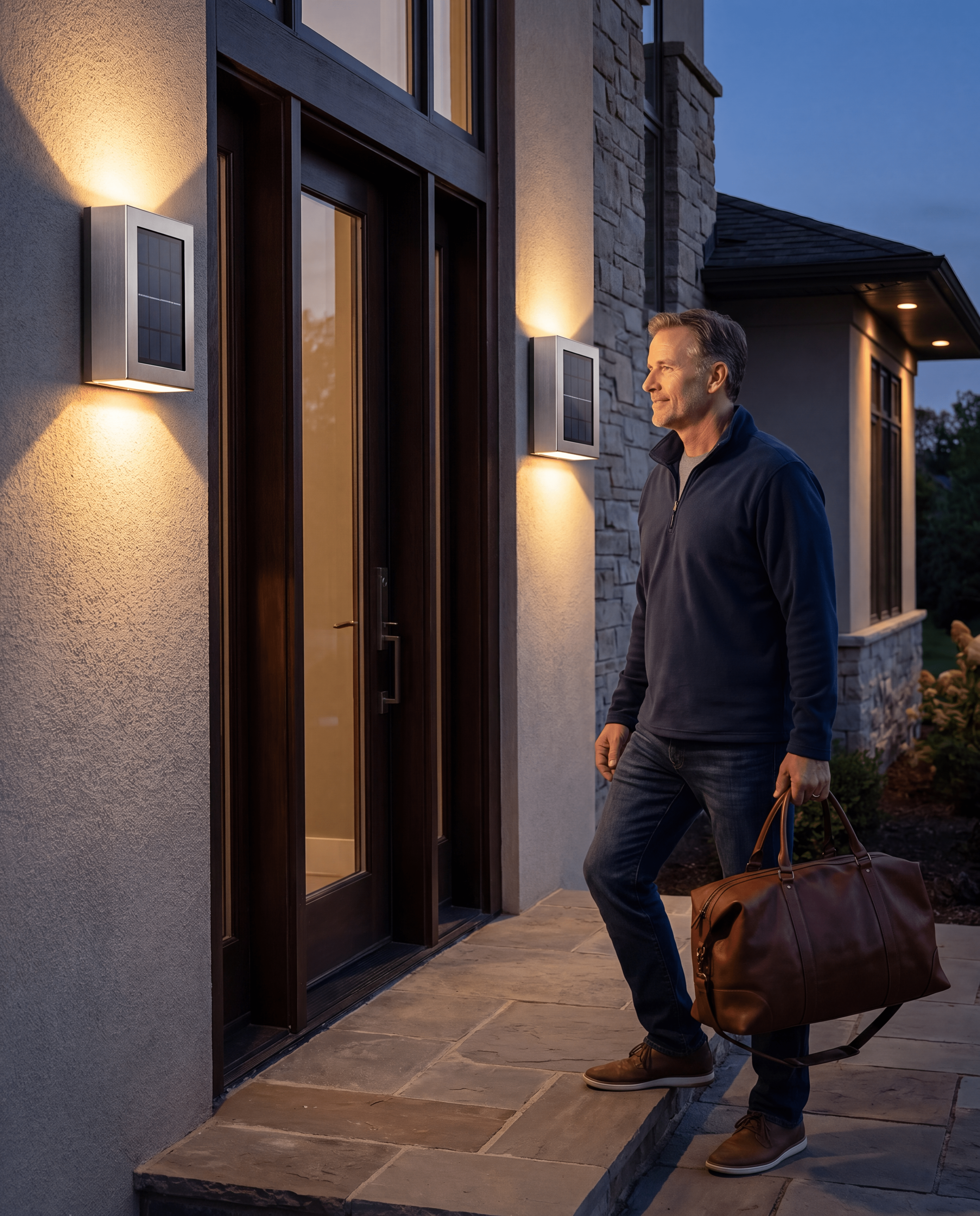 The Sconce | Modern Solar Wall Light