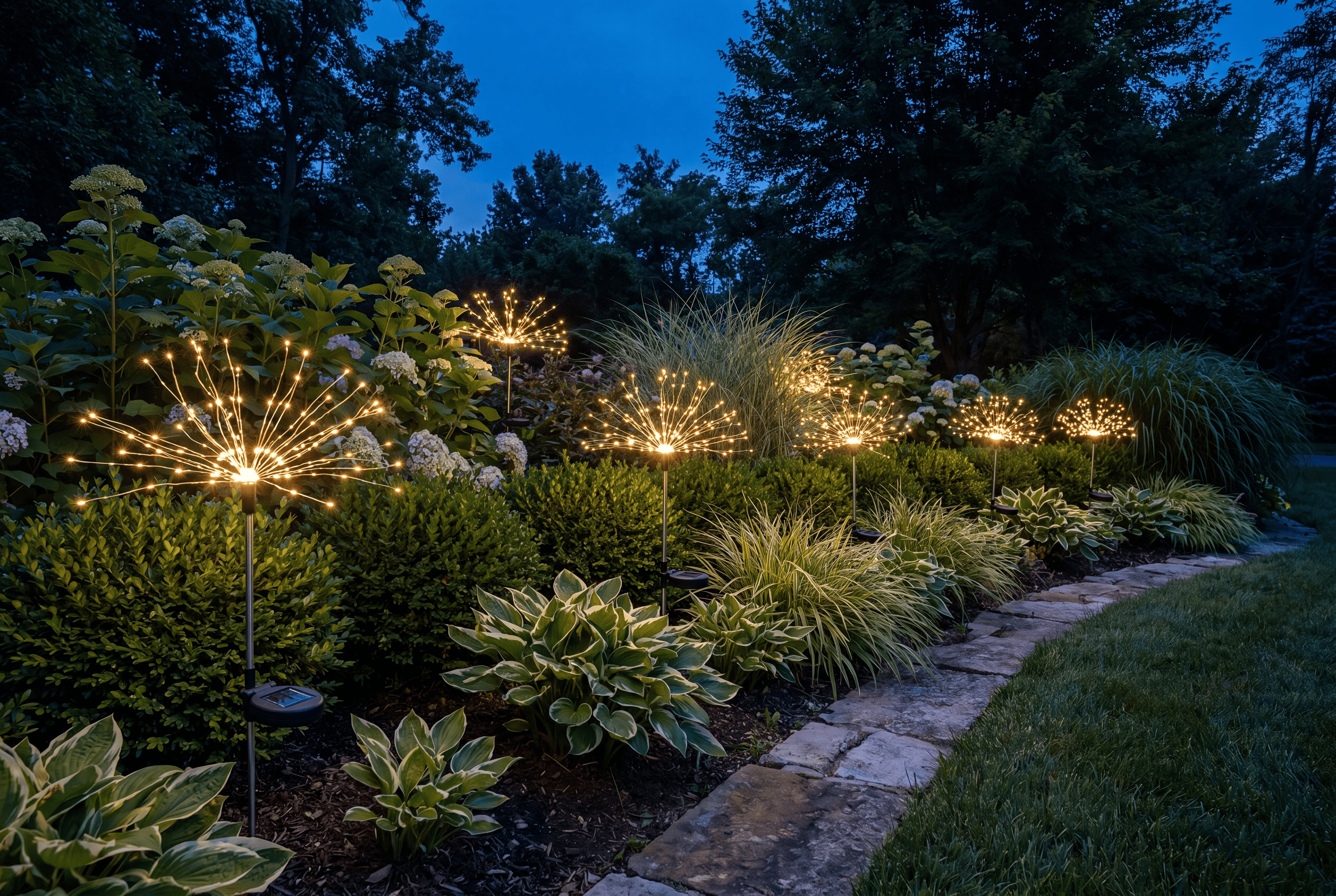 The Spark | Solar Firework Burst Light