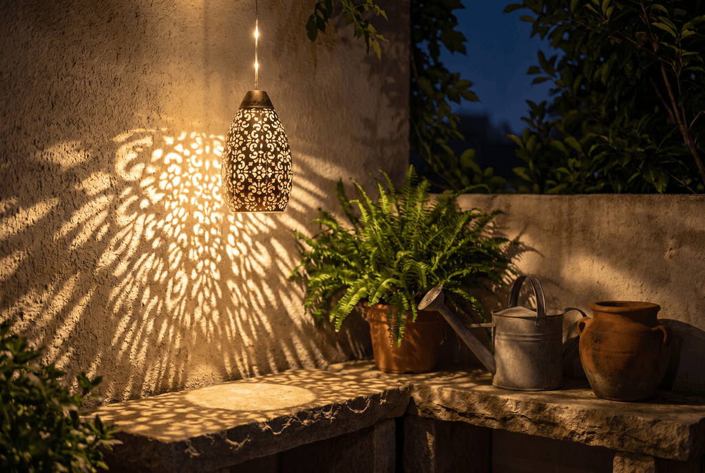 The Droplet | Cottagecore Solar Hanging Light