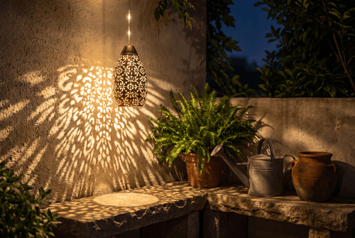 The Droplet | Cottagecore Solar Hanging Light